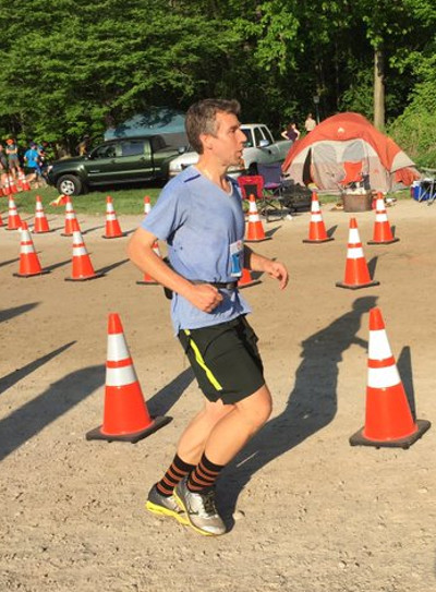 Me near the end of the Sulphur Springs Trail Race (Image Credit: Rich Gelder)