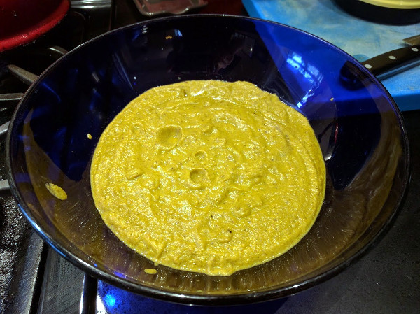 Pureed sauce in a bowl