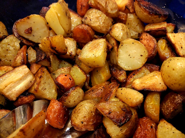 Roasted Potatoes, Carrots and Parsnips