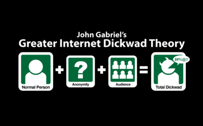 John Gabriel's Greater Internet Dickwad Theory
