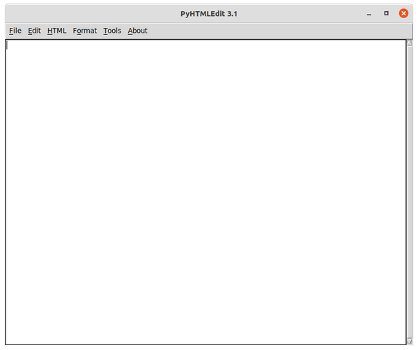 PyHtmlEdit screenshot